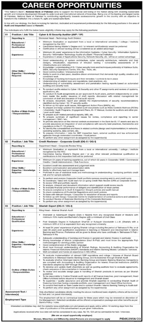 NBP Jobs 2024